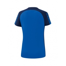 Erima Sport-Shirt Six Wings (100% Polyester, taillierter Schnitt, schnelltrocknend) royalblau/navyblau Damen